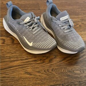 Nike Gray and White Women's Sneakers